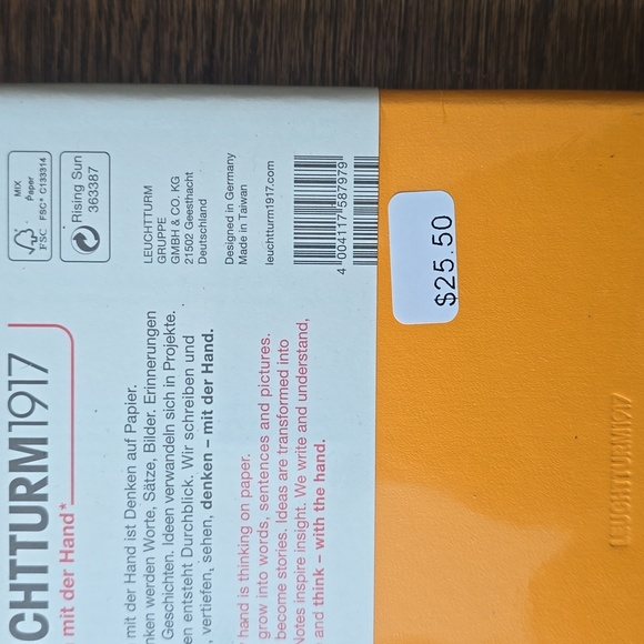 ❤️BUY 5 GET 3 FREE Leuchtturm1917 Notebook Medium (A5), Hardcover, Lobster - Picture 13 of 16